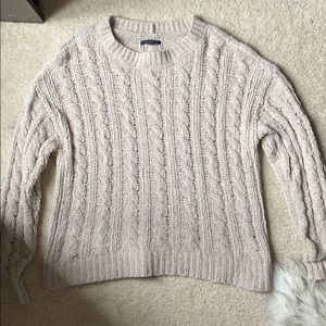 Tan Chenille sweater